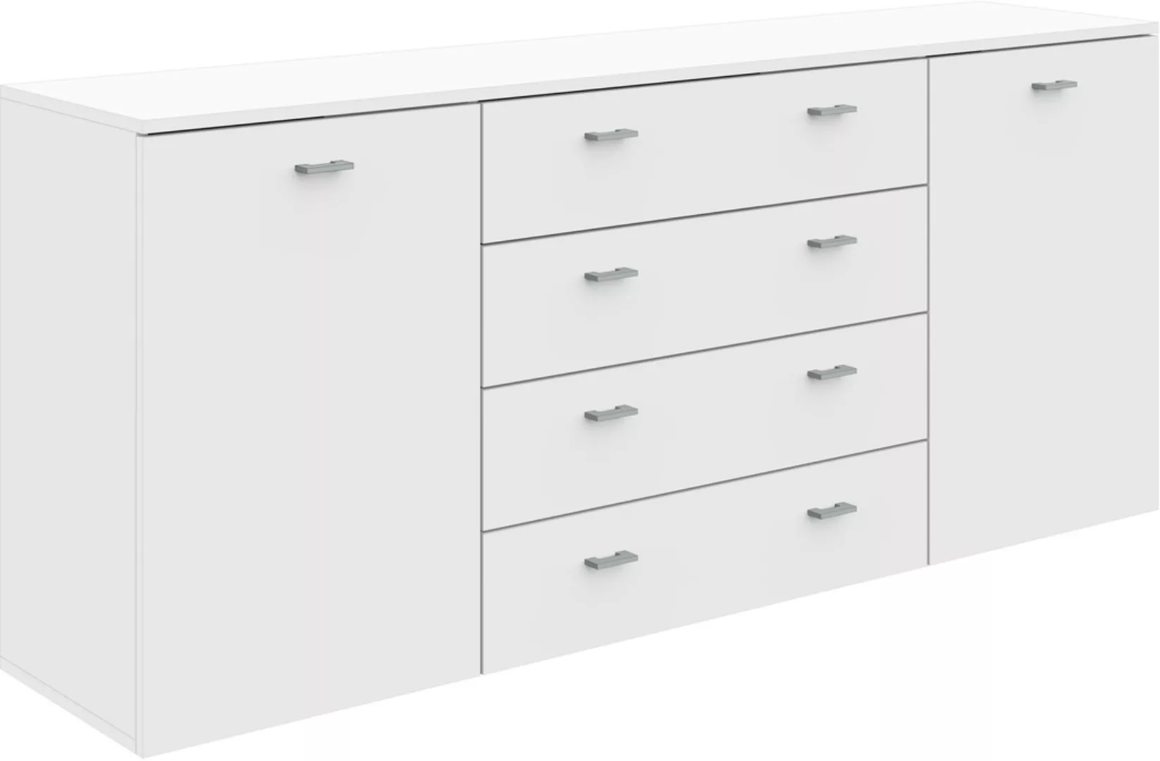 borchardt Möbel Sideboard "Scala, Breite 166 cm,", höhenverstellbare Einleg günstig online kaufen