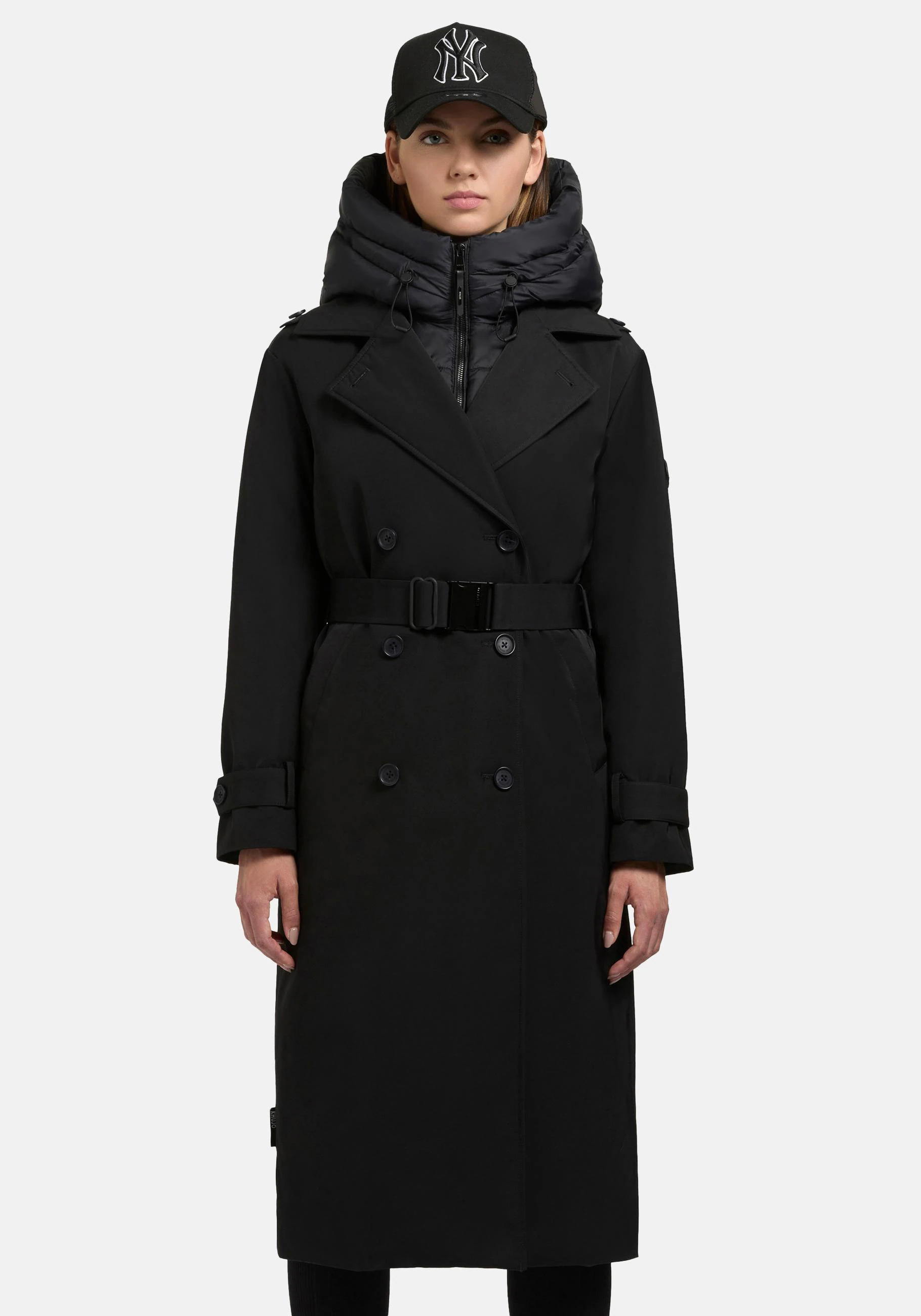 khujo Trenchcoat "Elena", Warmer Wintermantel mit doppelter Knopfleiste günstig online kaufen