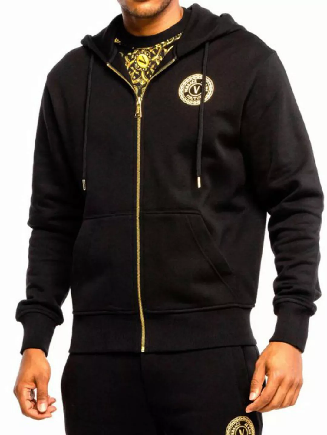 Versace Jeans Couture Kapuzensweatshirt Zip Hoodie Sweatshirt Sweatjacke Ka günstig online kaufen