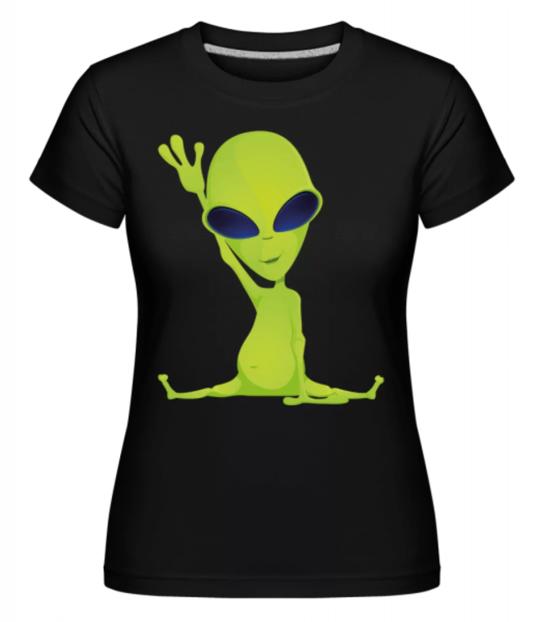 Alien Macht Yoga · Shirtinator Frauen T-Shirt günstig online kaufen