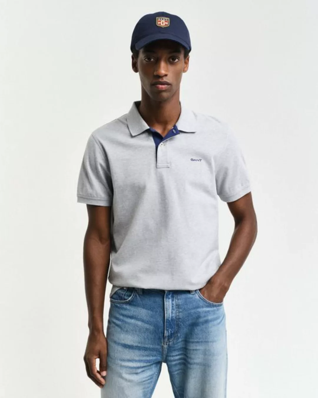 Gant Poloshirt "REG CONTRAST PIQUE SS RUGGER", mit kontrastfarbenen Einsätz günstig online kaufen