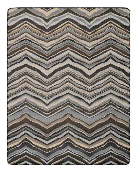 Biederlack Wohndecke »Wohndecke Wildline mit geketteltem Zierstich«, Made i günstig online kaufen
