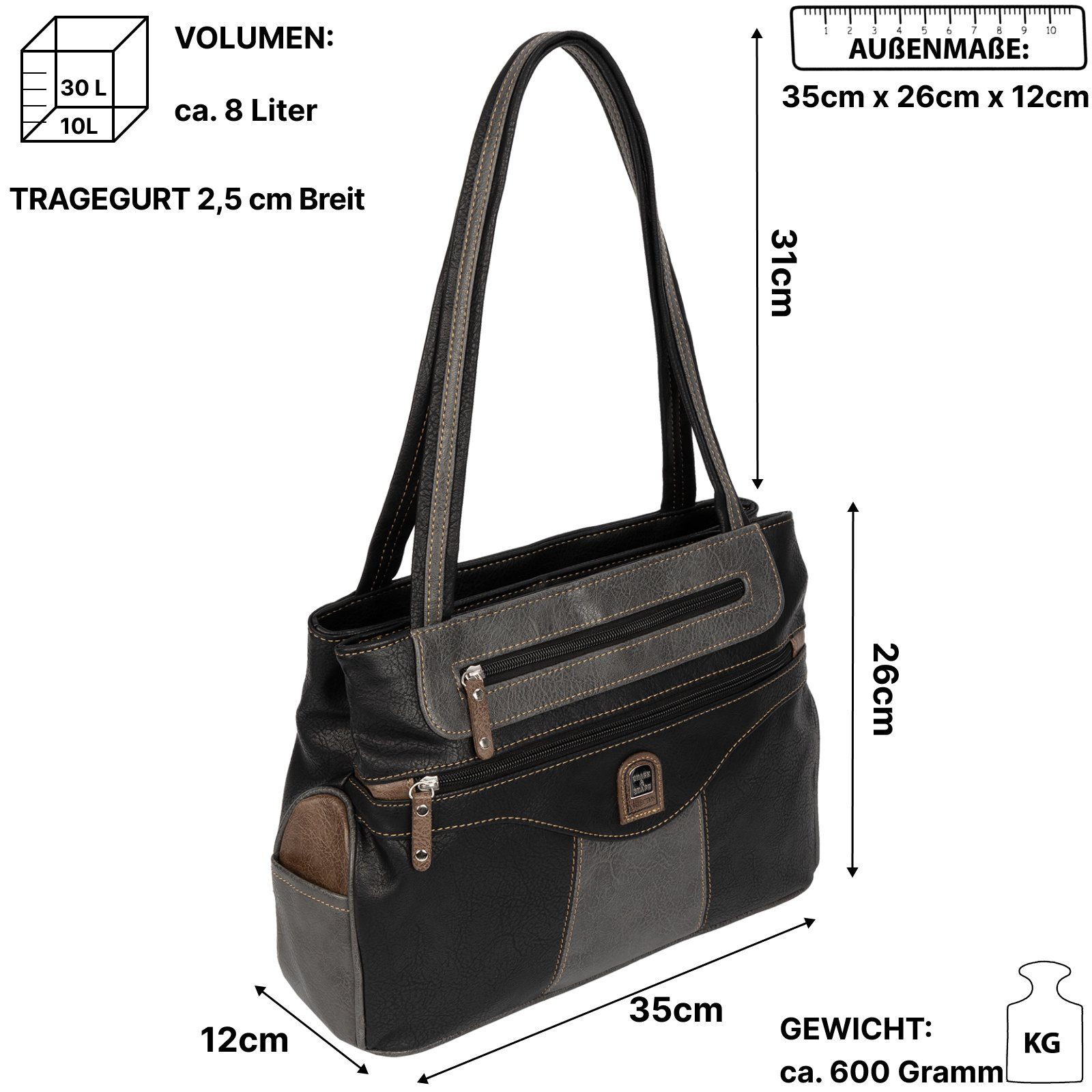 EAAKIE Umhängetasche Damen Tasche Schultertasche Umhängetasche günstig online kaufen