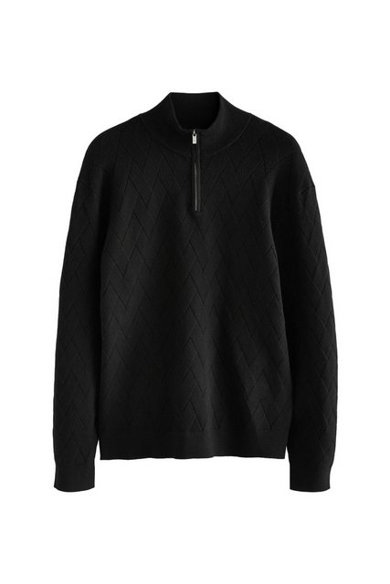 Next Polokragenpullover Langärmeliger Polopullover mit Strukturstrick (1-tl günstig online kaufen