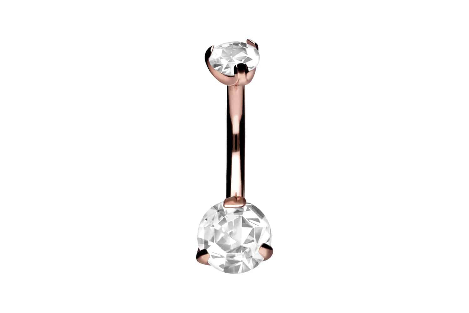 PIERCINGLINE Bauchnabelpiercing Titan Mini Bananabell mit günstig online kaufen