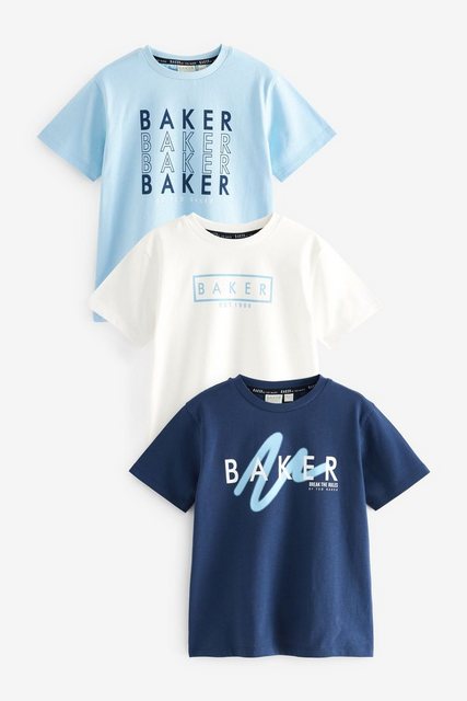 Baker by Ted Baker T-Shirt Baker by Ted Baker T-Shirt mit Grafik, 3er-Pack günstig online kaufen