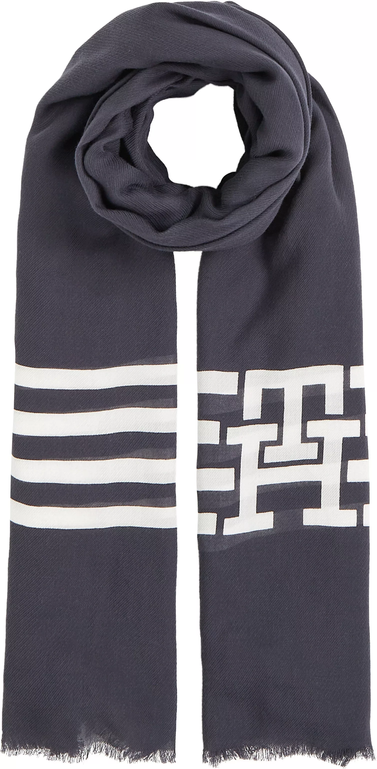 Tommy Hilfiger Schal "TH NAVAL SCARF", mit Logoprägung günstig online kaufen