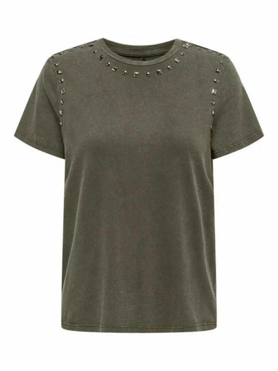 ONLY Kurzarmshirt ONLLUCY S/S STUDS TOP BOX JRS günstig online kaufen