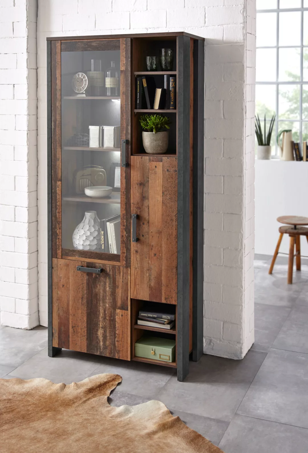 FORTE Highboard, Höhe 205 cm günstig online kaufen