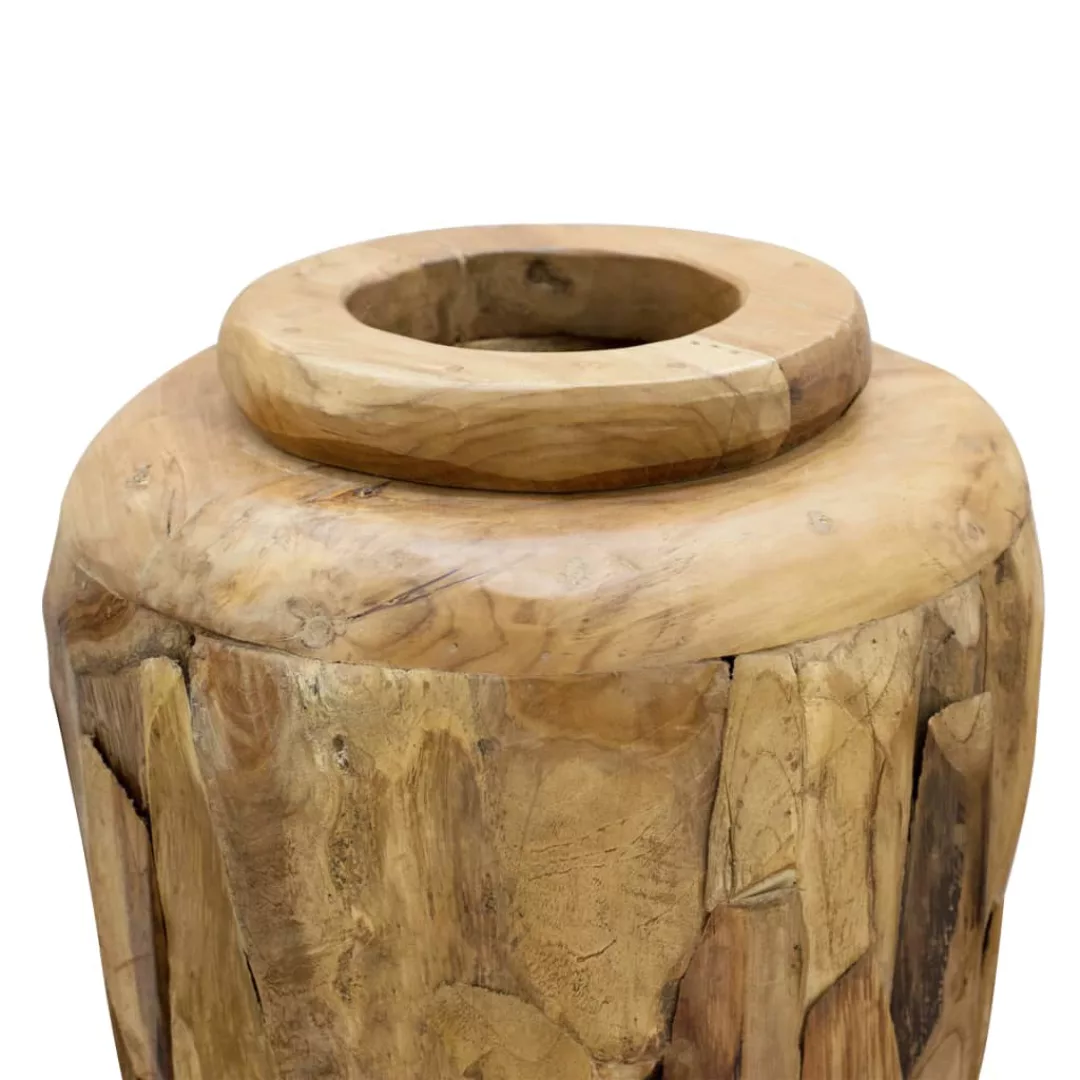 Deko-vase 40 X 100 Cm Massivholz Teak günstig online kaufen