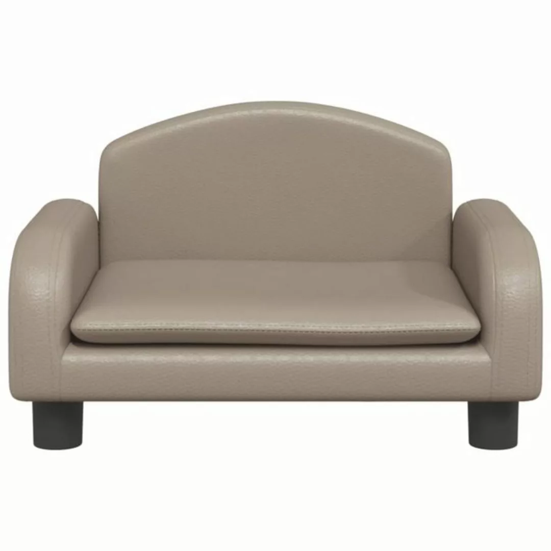 vidaXL Kindersofa Kindersofa Cappuccino-Braun 50x40x30 cm Kunstleder Kinder günstig online kaufen