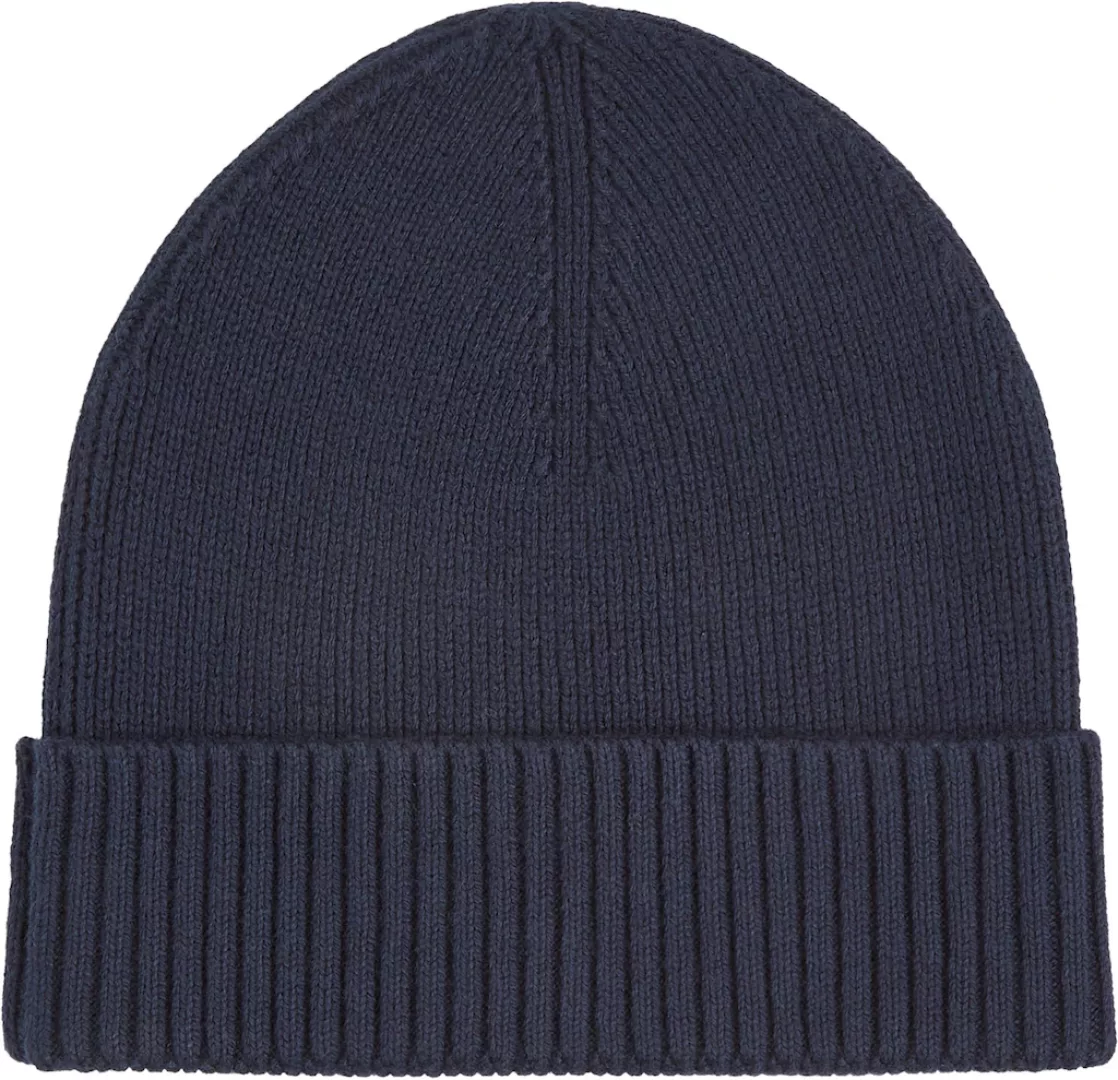 Tommy Hilfiger Strickmütze "TH FLAG PIMA COTTON BEANIE", mit Logostickerei günstig online kaufen