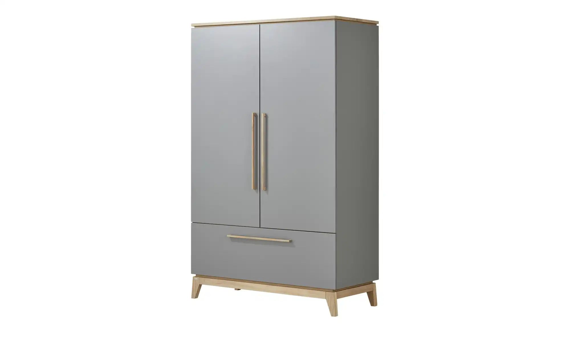 PAIDI Kleiderschrank 2-türig  Sten  ¦ grau ¦ Maße (cm): B: 123,3 H: 200 T: günstig online kaufen
