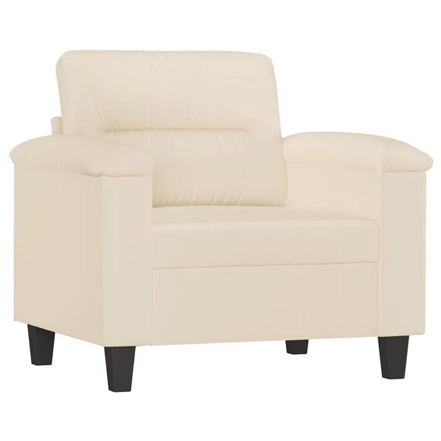 vidaXL Sofa Sessel Beige 60 cm Mikrofasergewebe günstig online kaufen