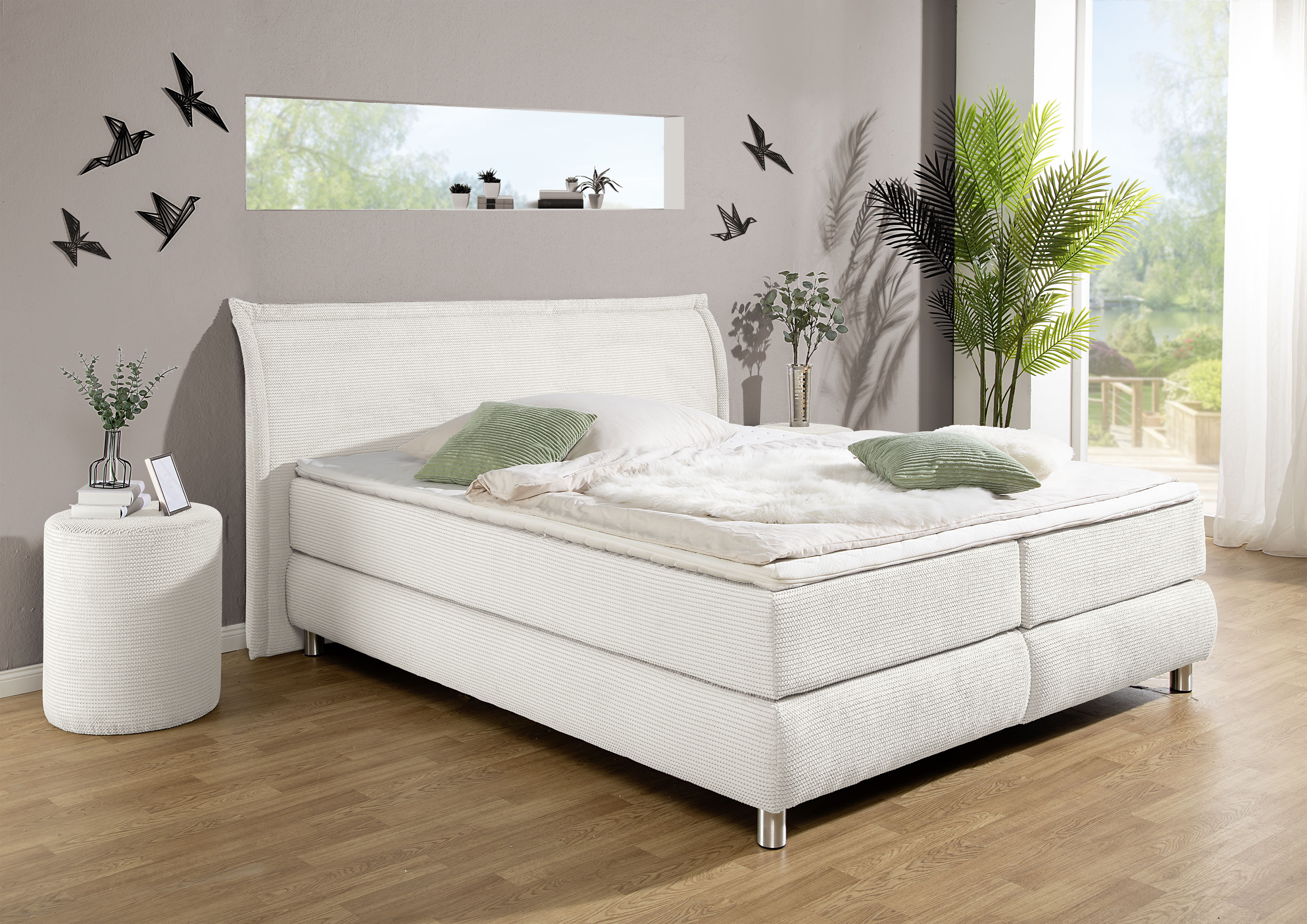 INOSIGN Boxspringbett ""Coloma" erhältlich in H2, H3 oder H4 inkl. Topper", günstig online kaufen