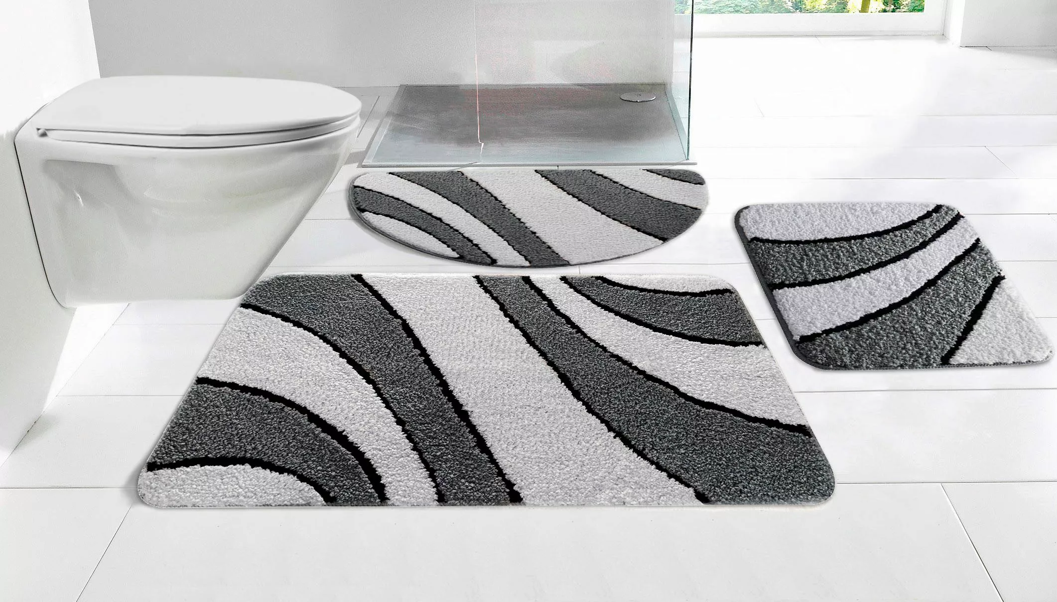 my home Badematte Anna, Badvorleger, Badezimmer günstig online kaufen