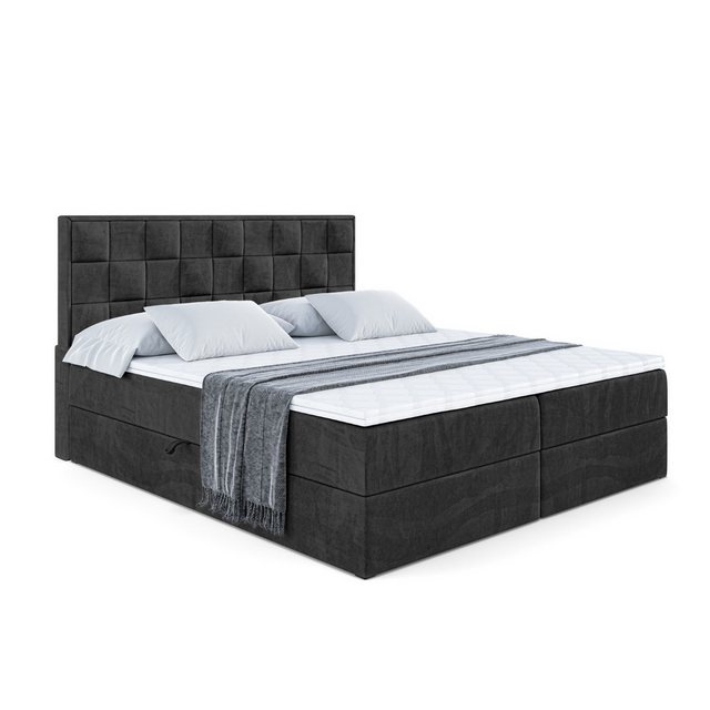 ALTDECOR Boxspringbett ZAFIRA-BZ (Multipocket-Matratze H4. H3 Matratze Bone günstig online kaufen