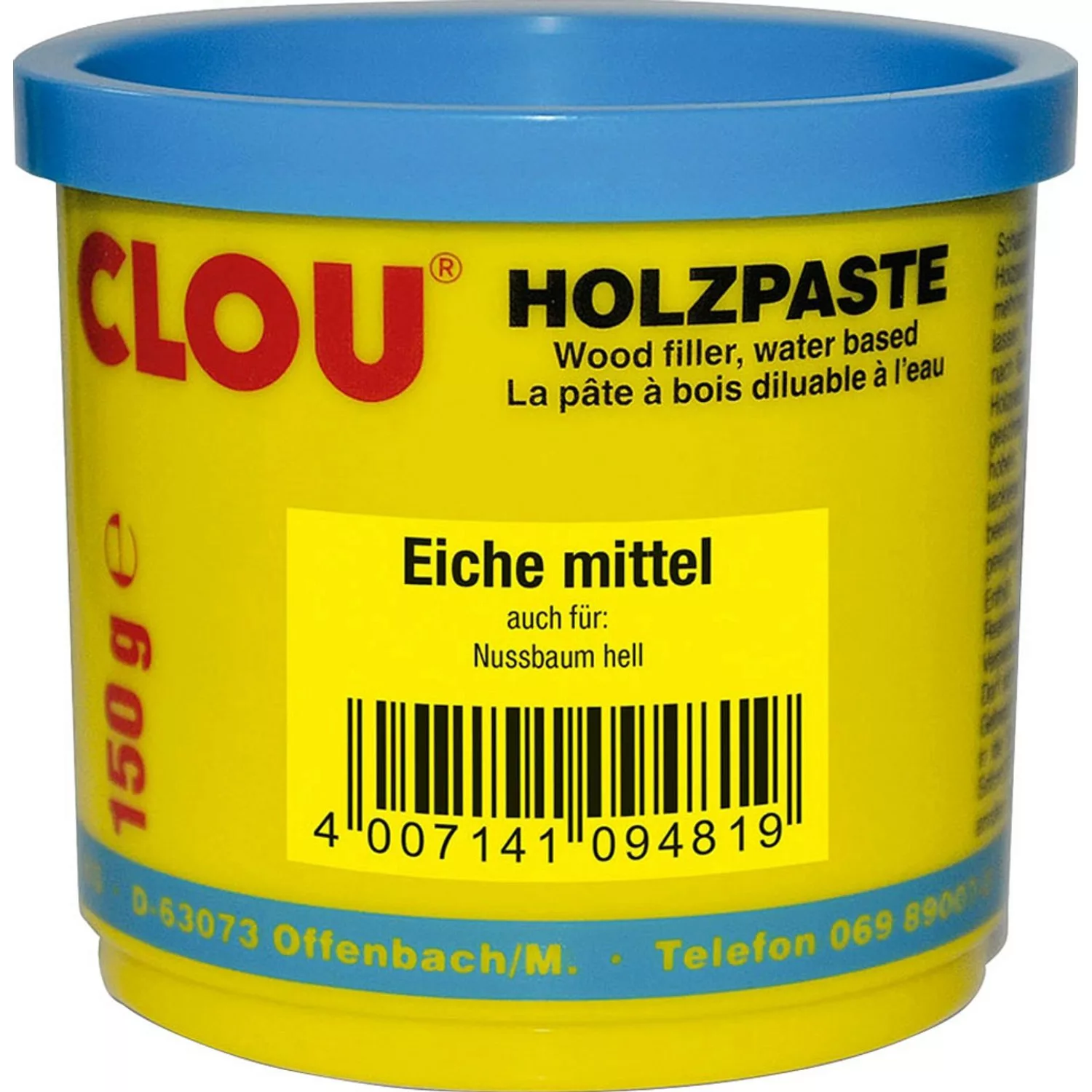 Clou Holzpaste wasserverdünnbar Eiche Mittel 150 g günstig online kaufen