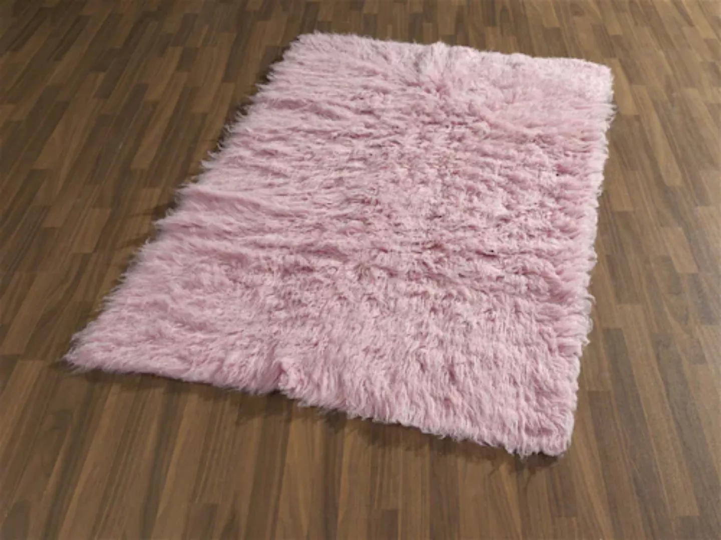 Böing Carpet Wollteppich »Flokati 1500 g«, rechteckig, Handweb Teppich, Uni günstig online kaufen