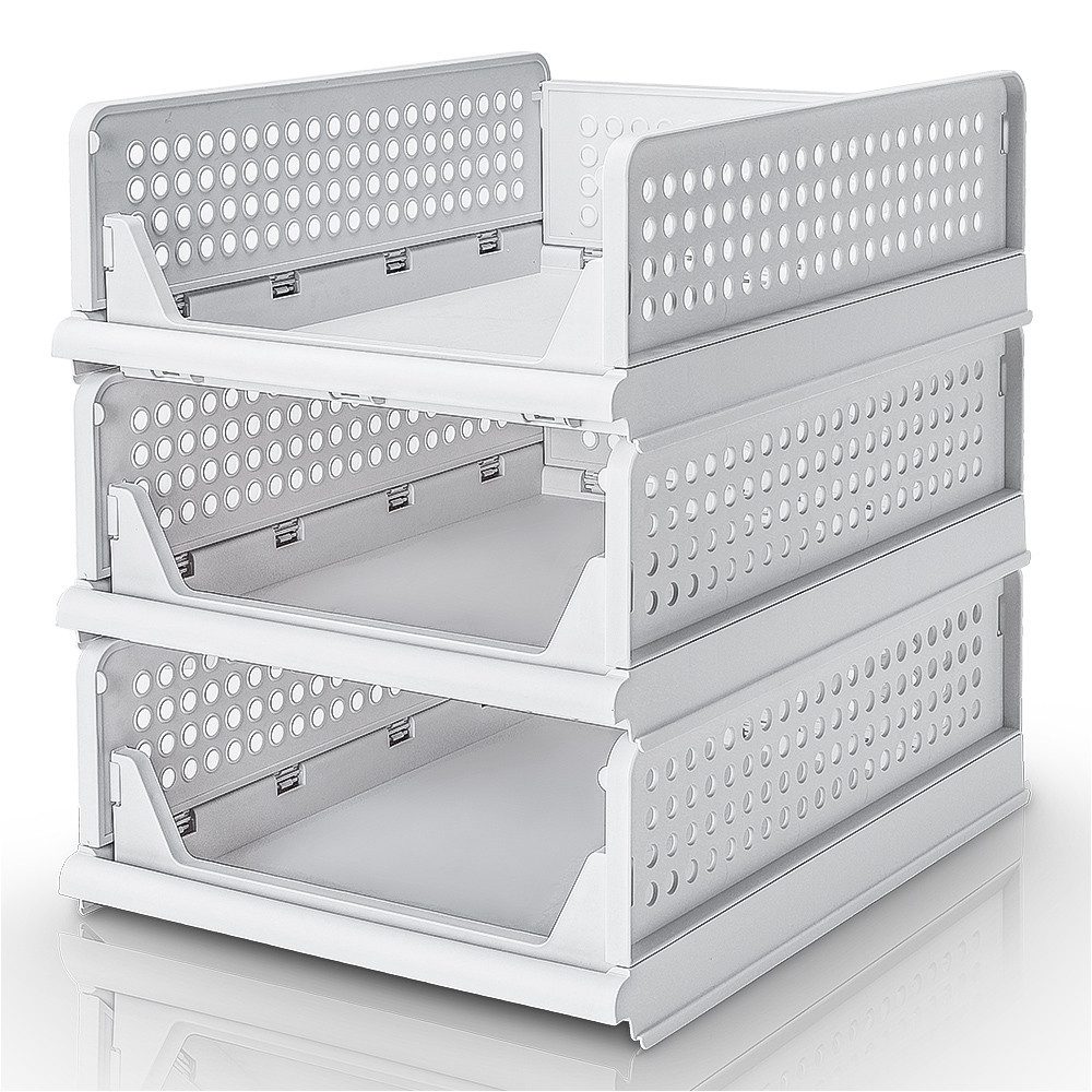 Yorbay Organizer 3er Set Stapelbarer Kleiderschrank günstig online kaufen