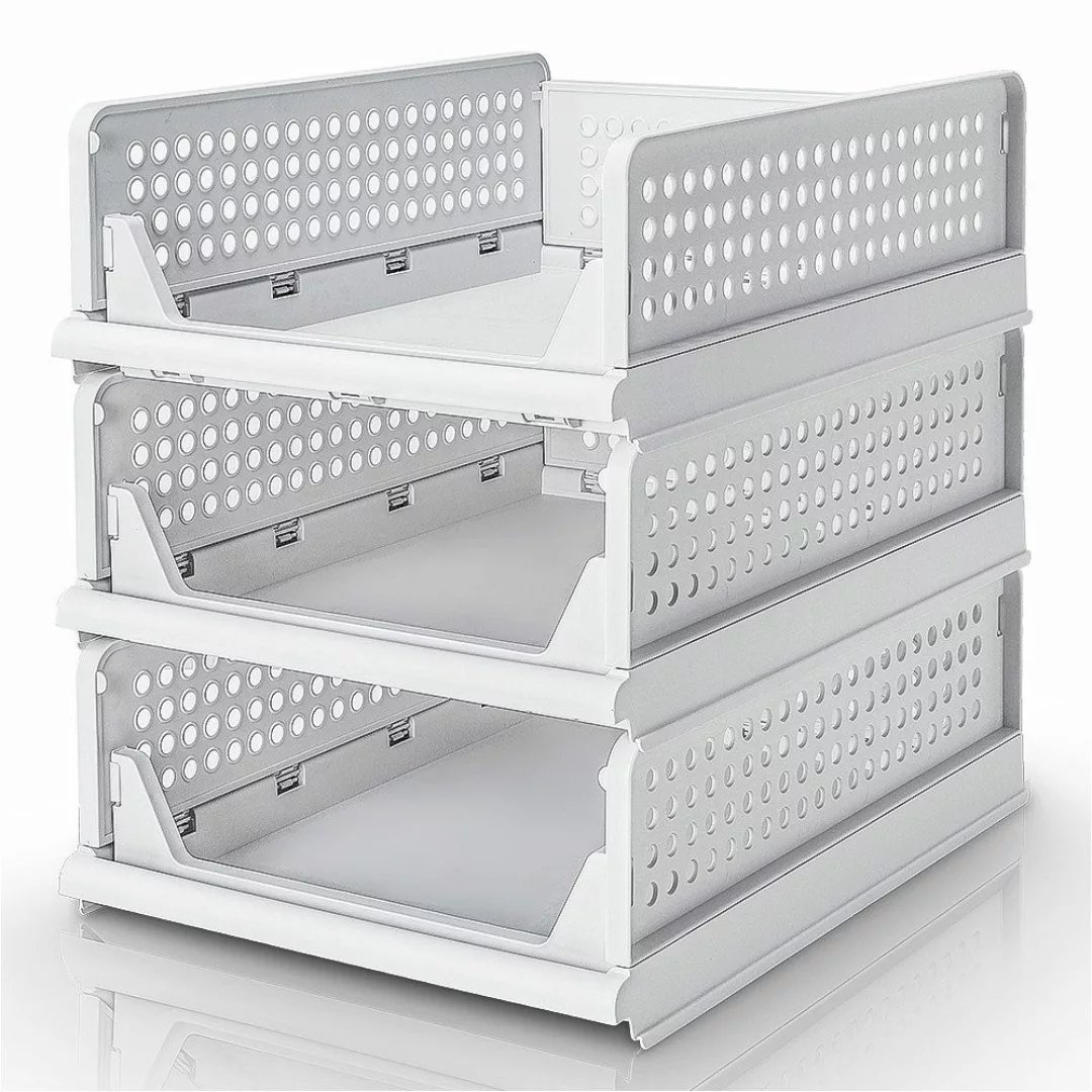 Yorbay Organizer 3er Set Stapelbarer Kleiderschrank günstig online kaufen