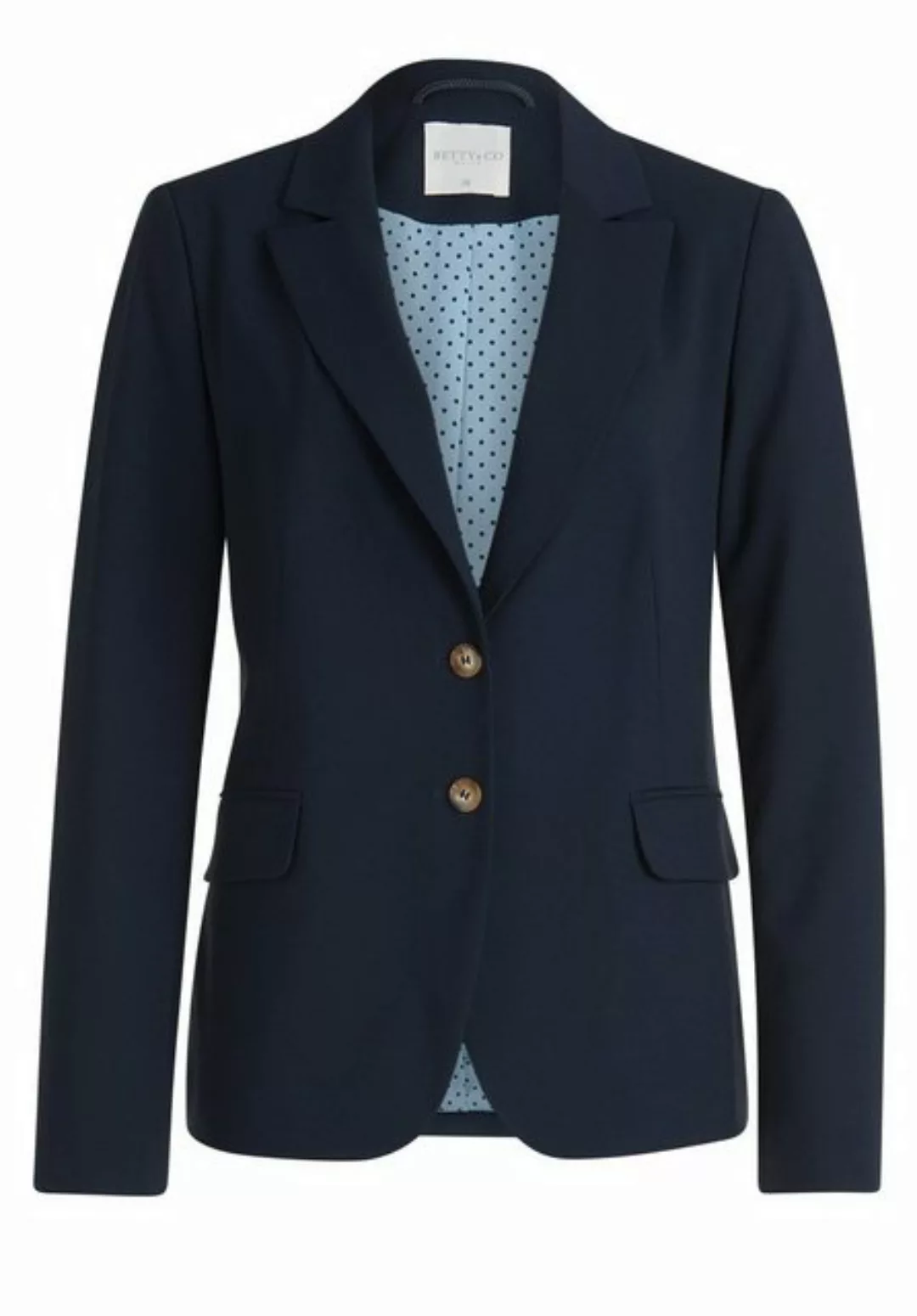 Betty&Co Jackenblazer Blazer Lang Einreiher 1/1 Arm günstig online kaufen