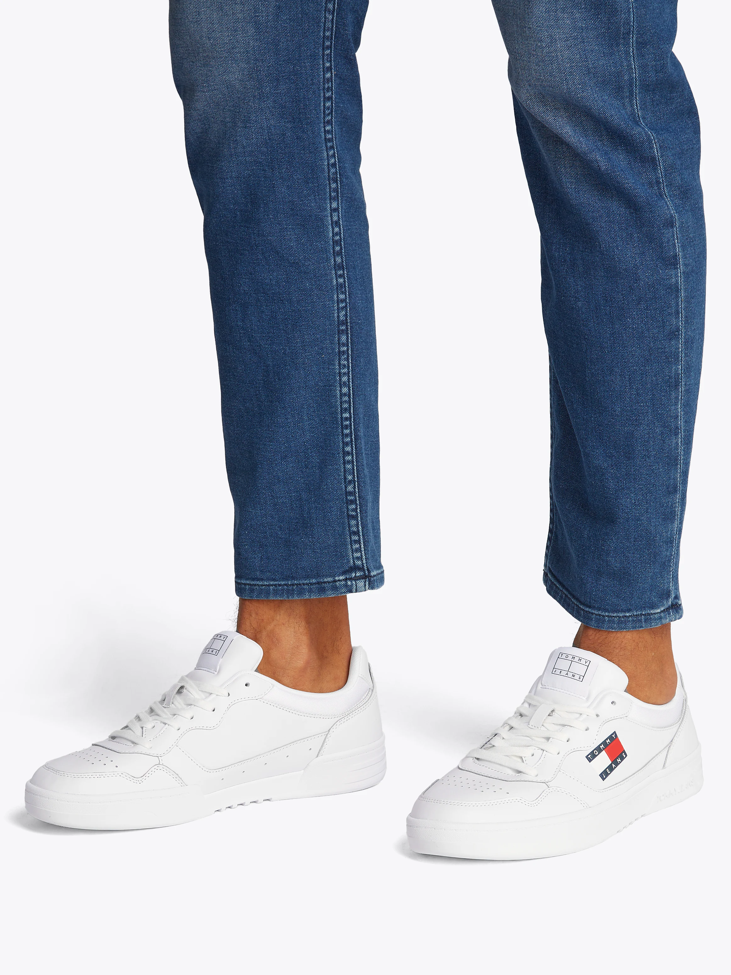 Tommy Jeans Sneaker "(NEW) TJM CUPSOLE LEATHER ESS", Freizeitschuh, Halbsch günstig online kaufen
