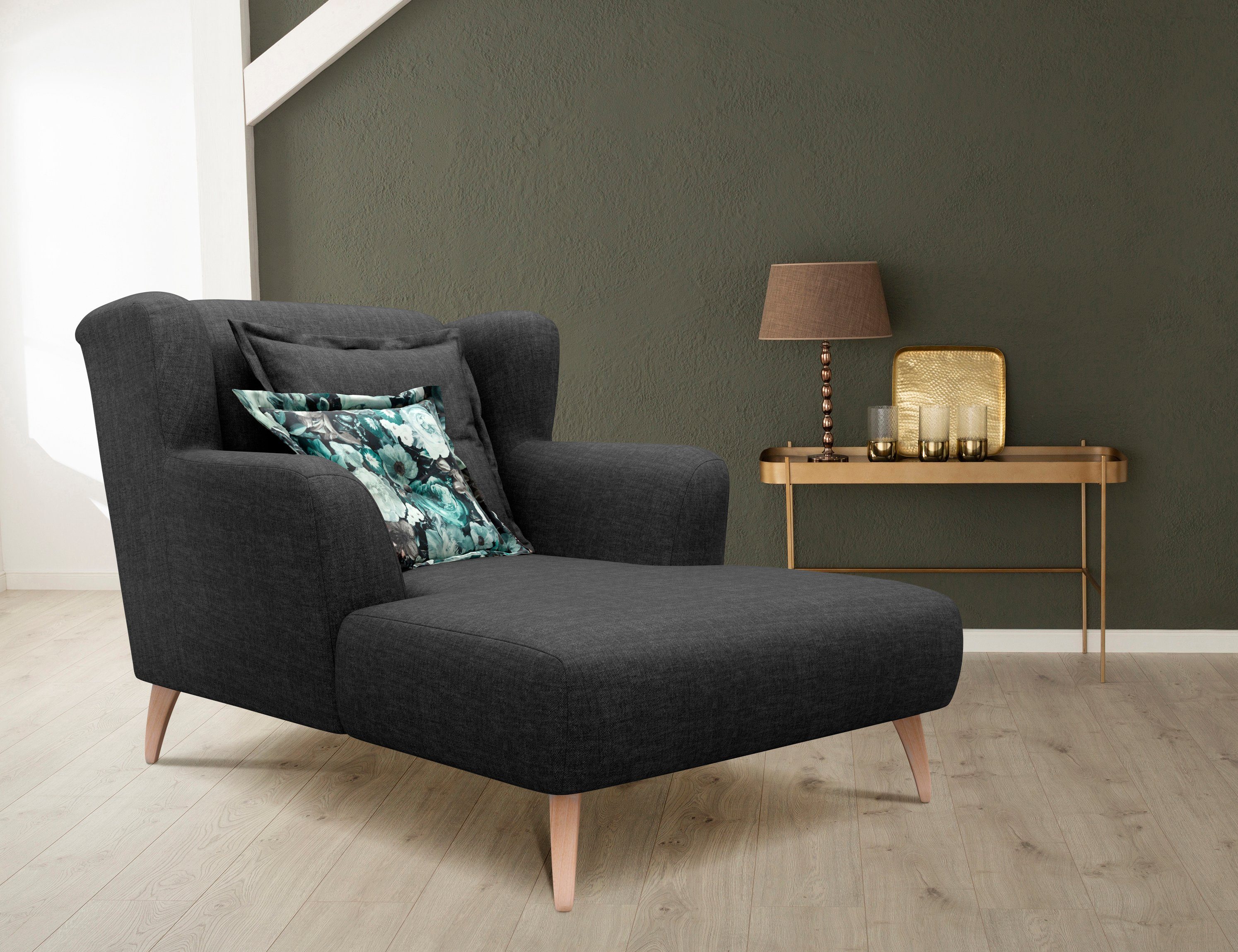 Home affaire Loveseat "Baggio Kuschel Mega Lounge Big Sessel" günstig online kaufen