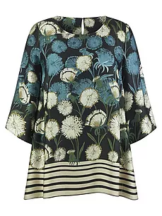 Bluse zum Schlupfen Anna Aura schwarz günstig online kaufen