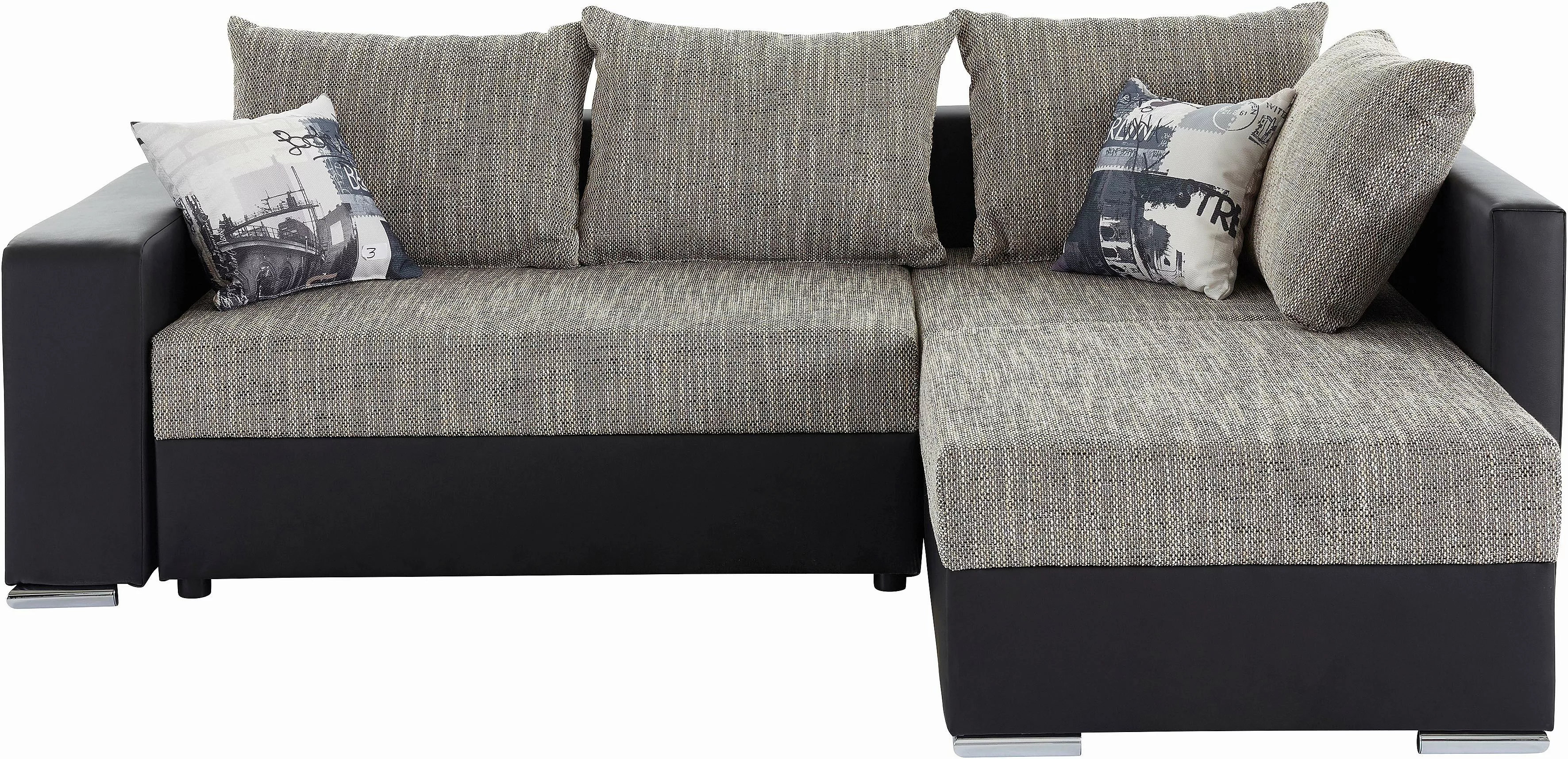 COLLECTION AB Ecksofa "John", mit Bettfunktion, Bettkasten und Regalarmteil günstig online kaufen