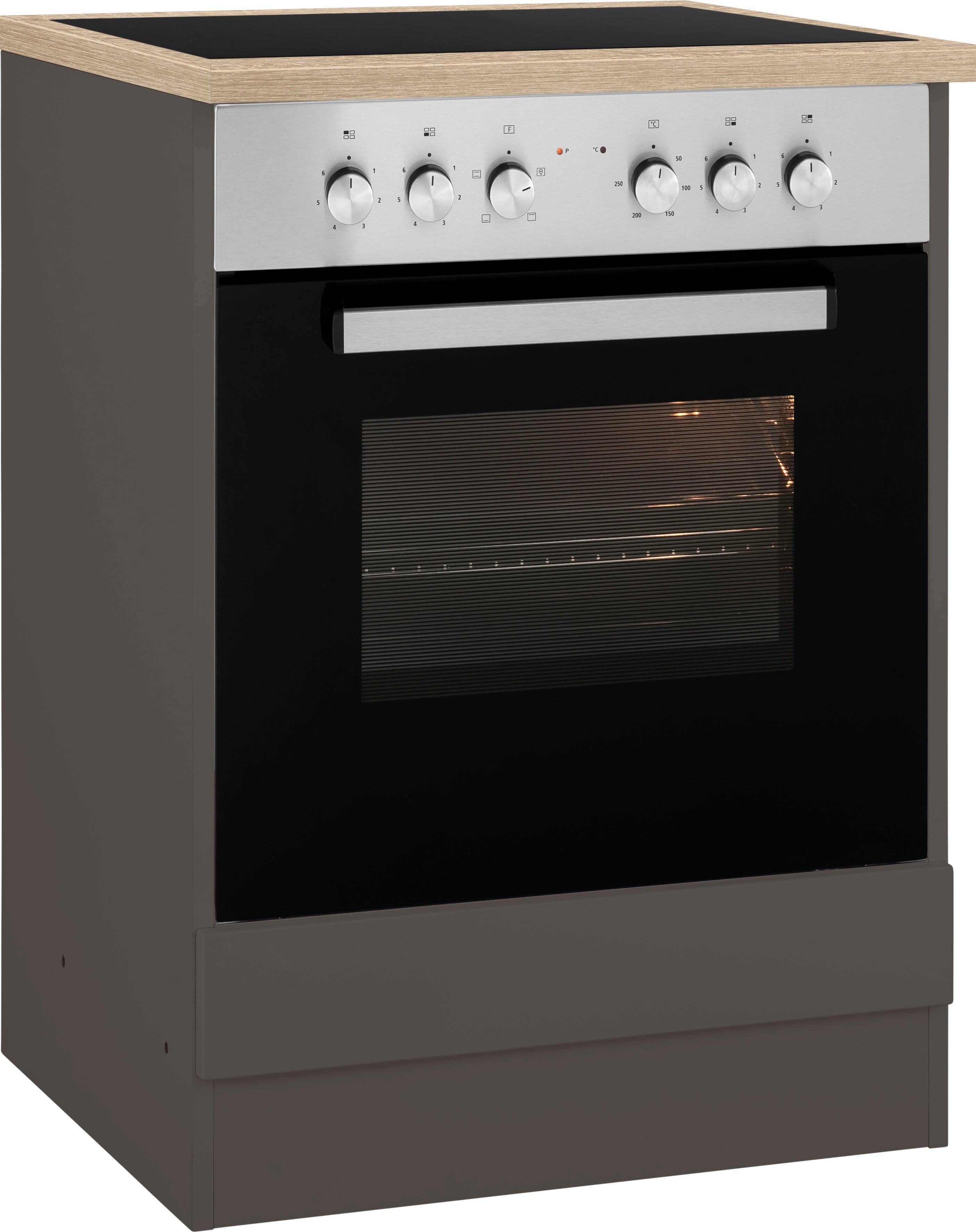 KOCHSTATION Herdumbauschrank "KS-Virginia", 85 cm hoch, 60 cm breit, Nische günstig online kaufen