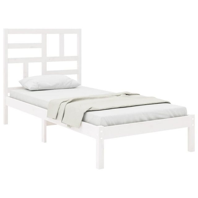 vidaXL Bett Massivholzbett Weiß 90x190 cm günstig online kaufen