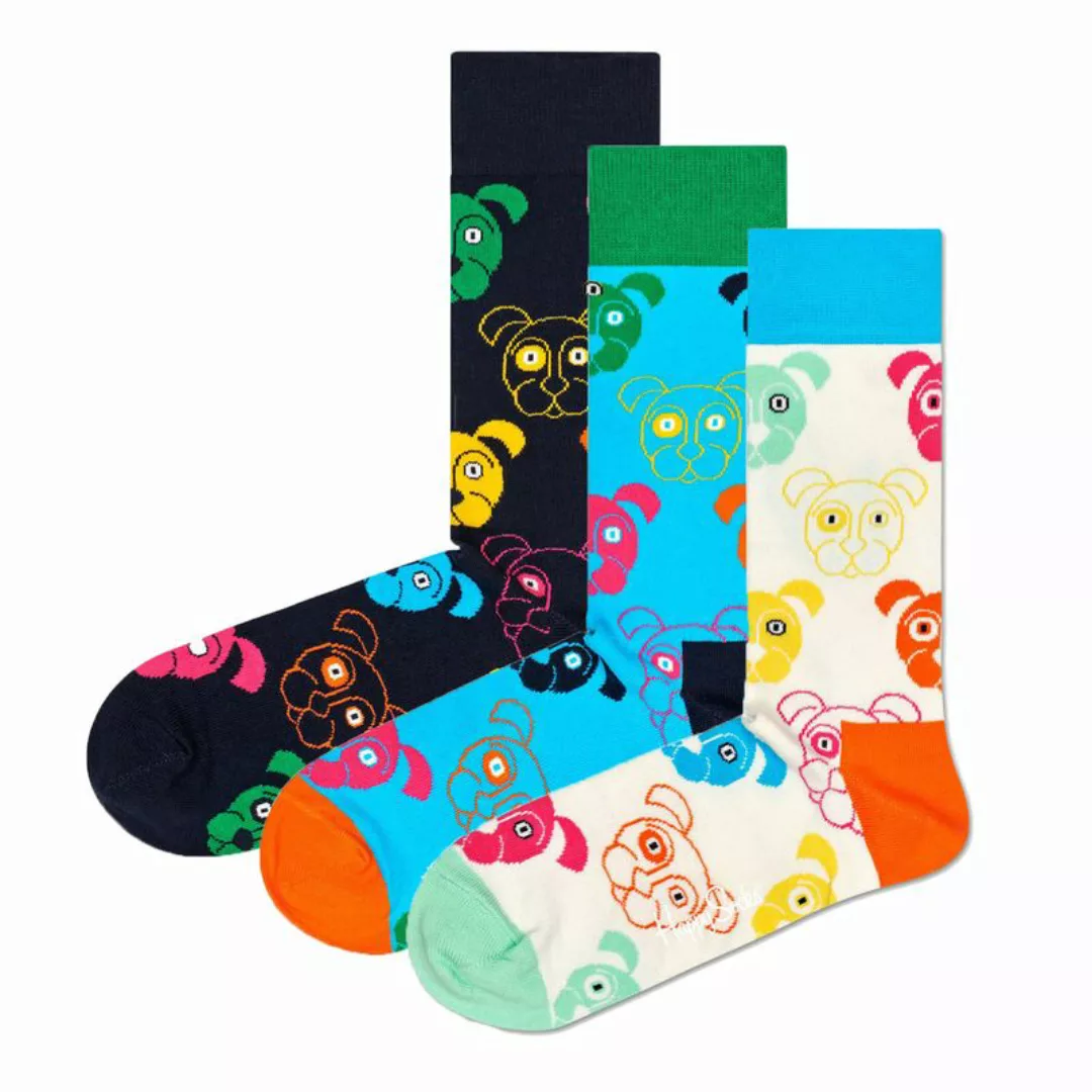 Happy Socks Geschenkbox MIXED DOG SOCKS XDOG08-0100 Mehrfarbig günstig online kaufen
