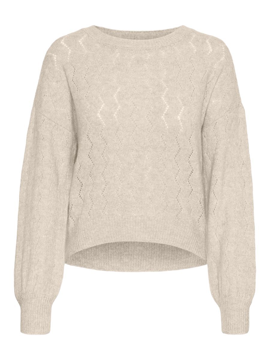 VERO MODA Petite Knitted Pullover Damen Beige; White günstig online kaufen