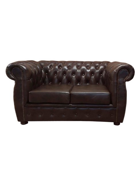 JVmoebel Sofa, Chesterfield Sofa 2 Sitz Luxus Couch Zweisitzer Sofas Braun günstig online kaufen