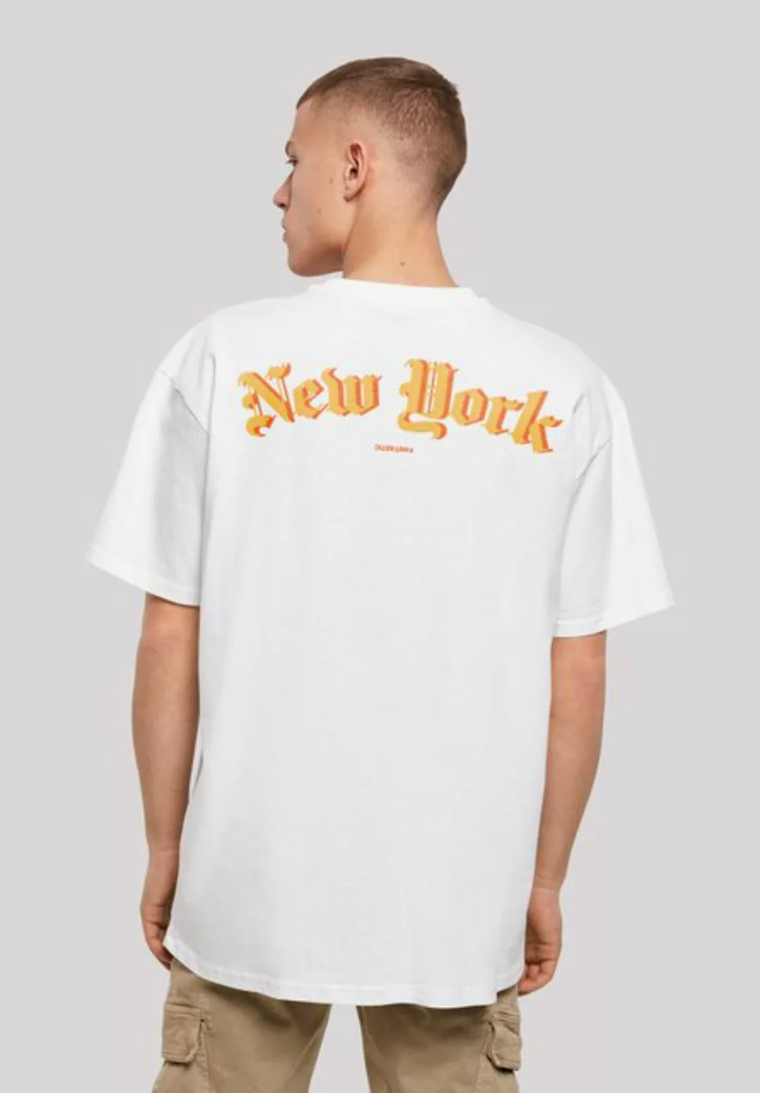 F4NT4STIC T-Shirt "New York Orange OVERSIZE TEE", Print günstig online kaufen