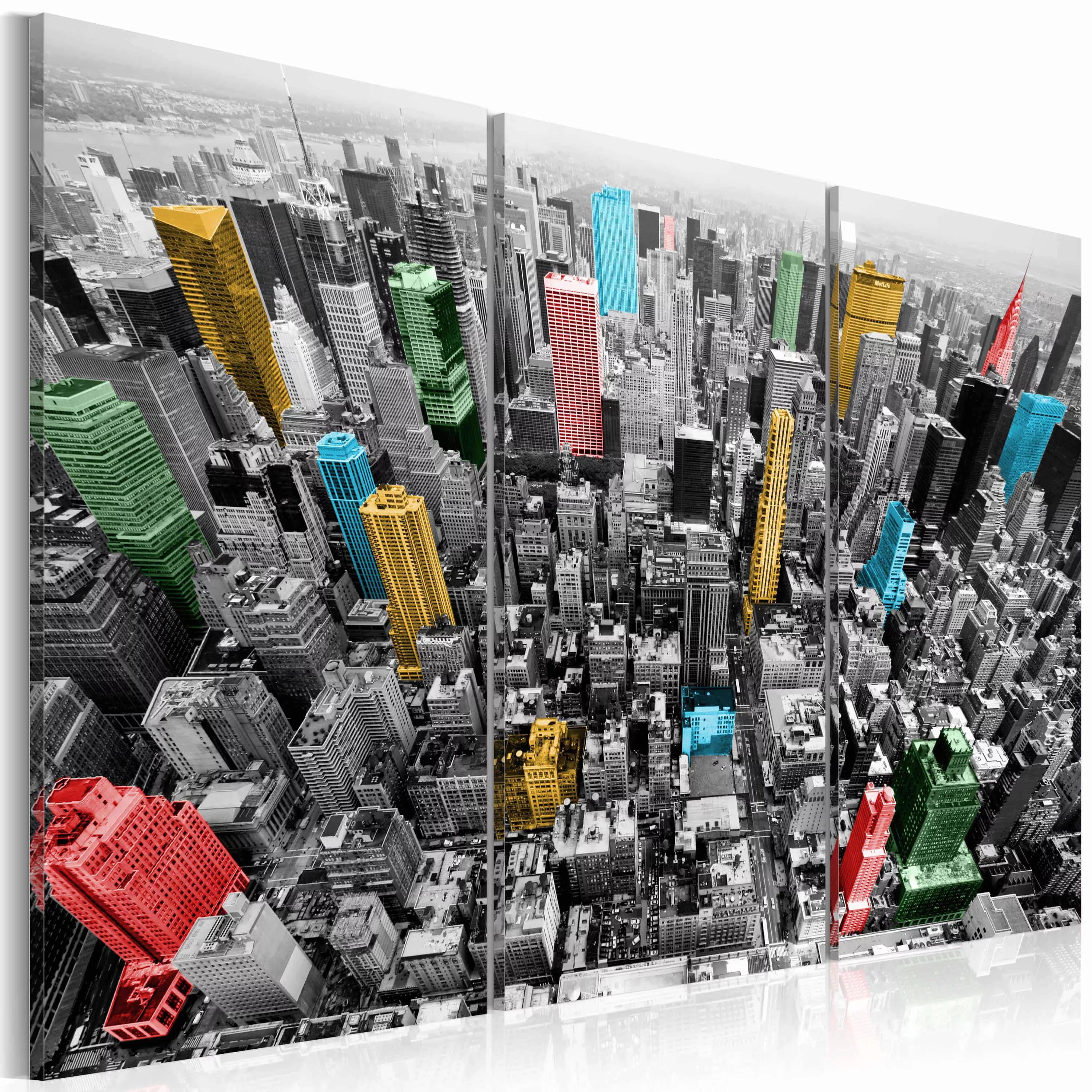 Wandbild - New York in CMYK-Tönen günstig online kaufen
