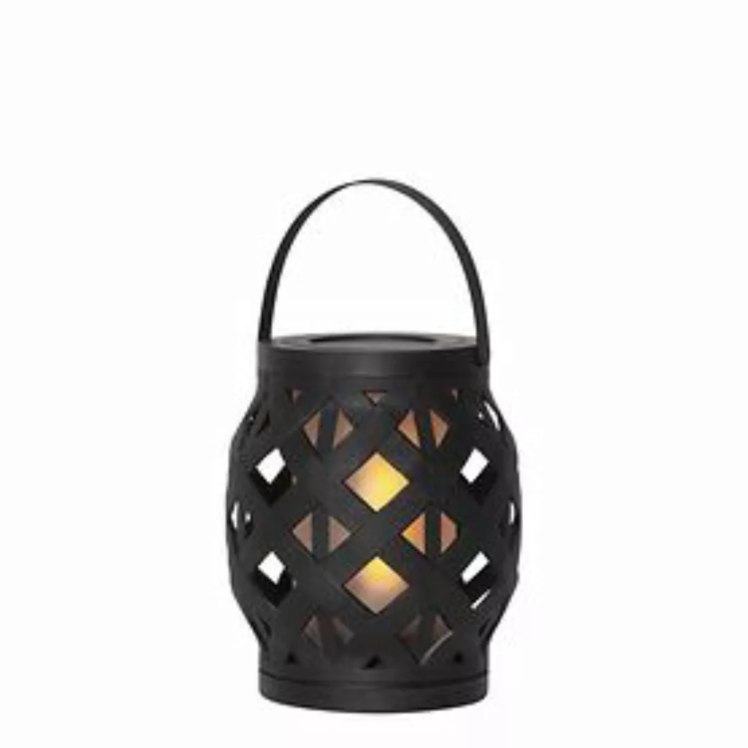 LED-Laterne Flame Lantern, schwarz, Höhe 16 cm günstig online kaufen