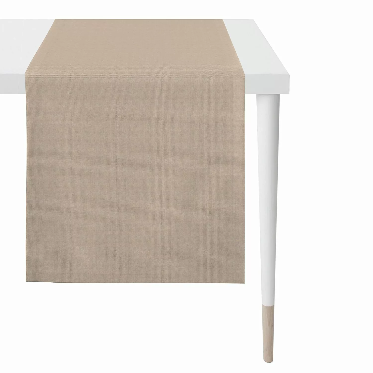 home24 Apelt Tischläufer Adrar Sand Webstoff 46x135 cm (BxT) günstig online kaufen