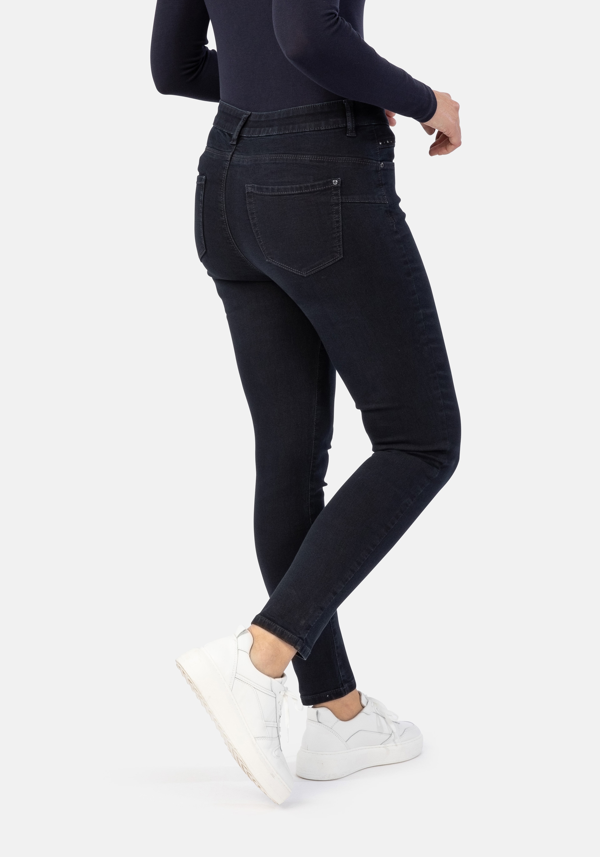 STOOKER WOMEN 5-Pocket-Jeans "Rio Denim Studs Skinny Fit", Skinny Fit Casua günstig online kaufen