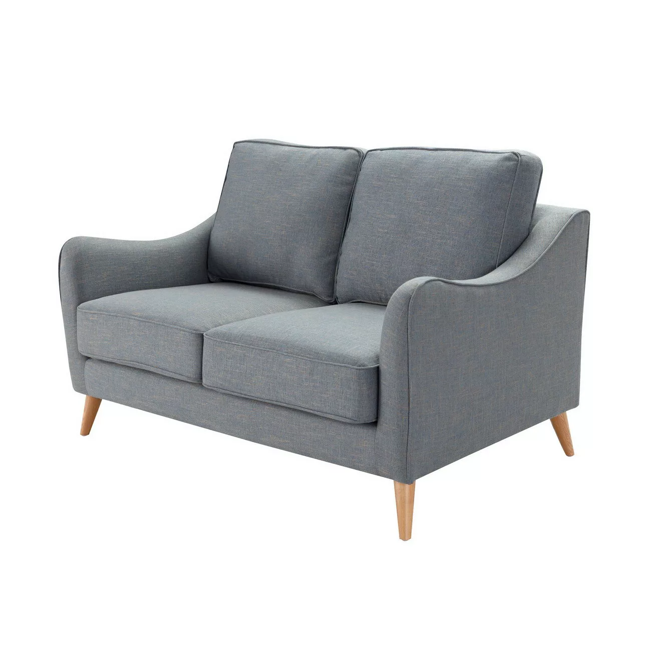 2-Sitzer Sofa Venuste denim blue/brown, 140 x 90 x 90 cm günstig online kaufen