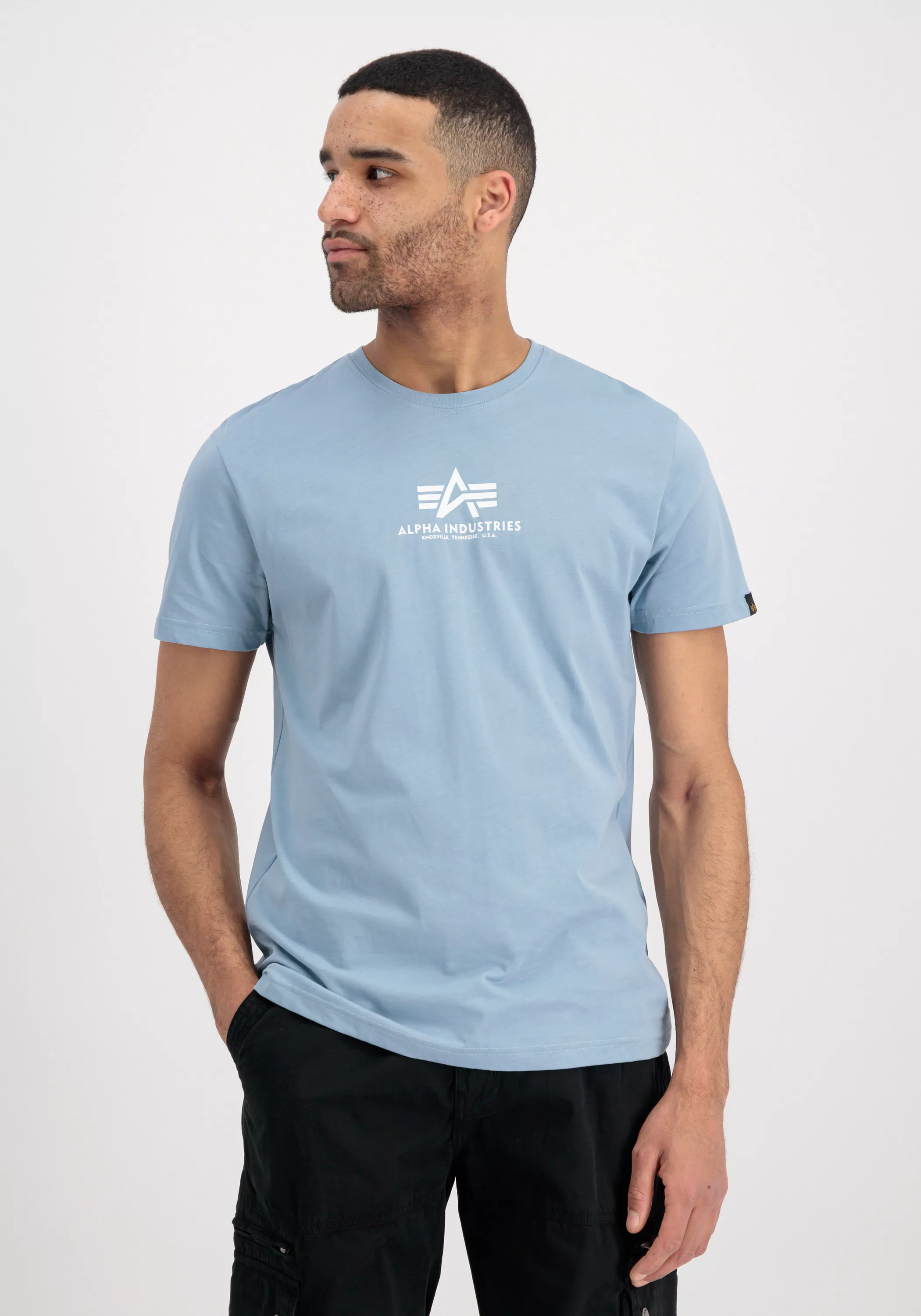 Alpha Industries T-Shirt "Alpha Industries Men - T-Shirts Basic T Mid Logo" günstig online kaufen