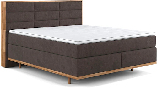 Home affaire Boxspringbett "Gribelle", Boxspringbett, Inklusive Topper günstig online kaufen