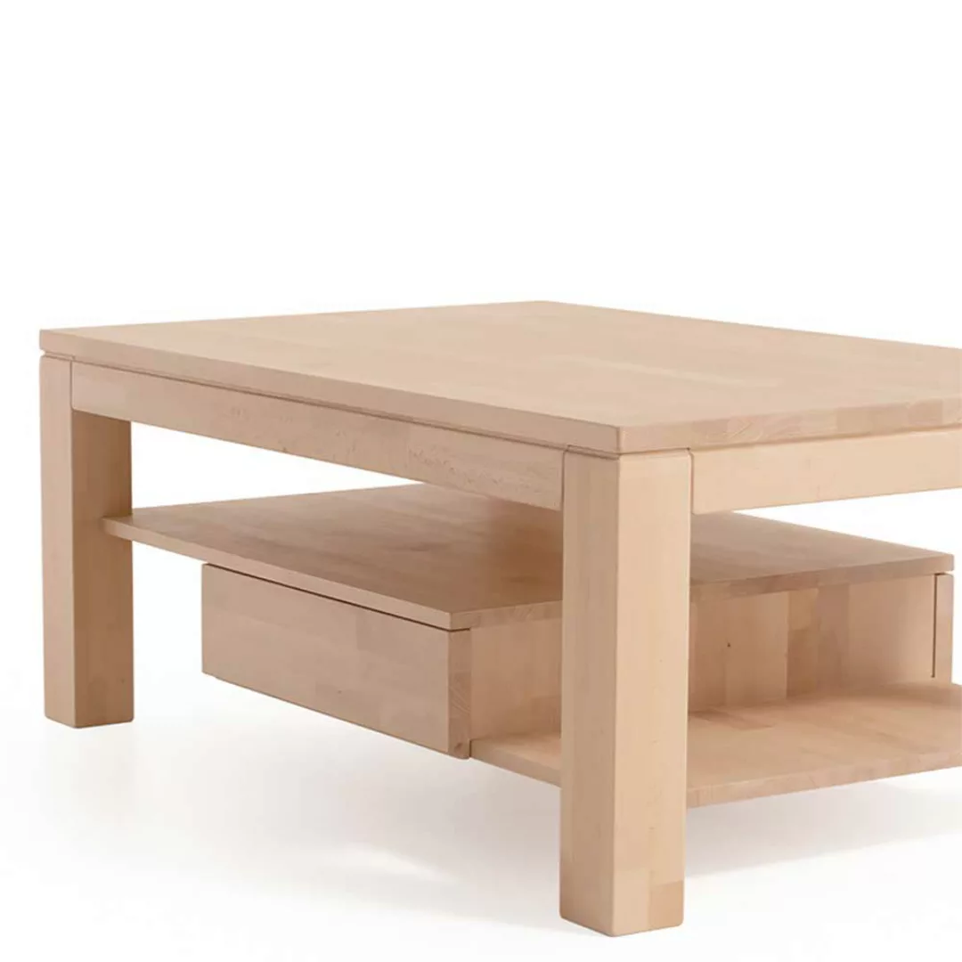 Designercouchtisch aus Buche Massivholz 45 cm hoch günstig online kaufen