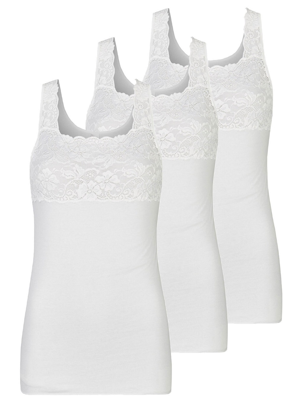 Nina Von C. Achselhemd "3er Pack Damen Achselhemd Fine Cotton", (Spar-Pack, günstig online kaufen