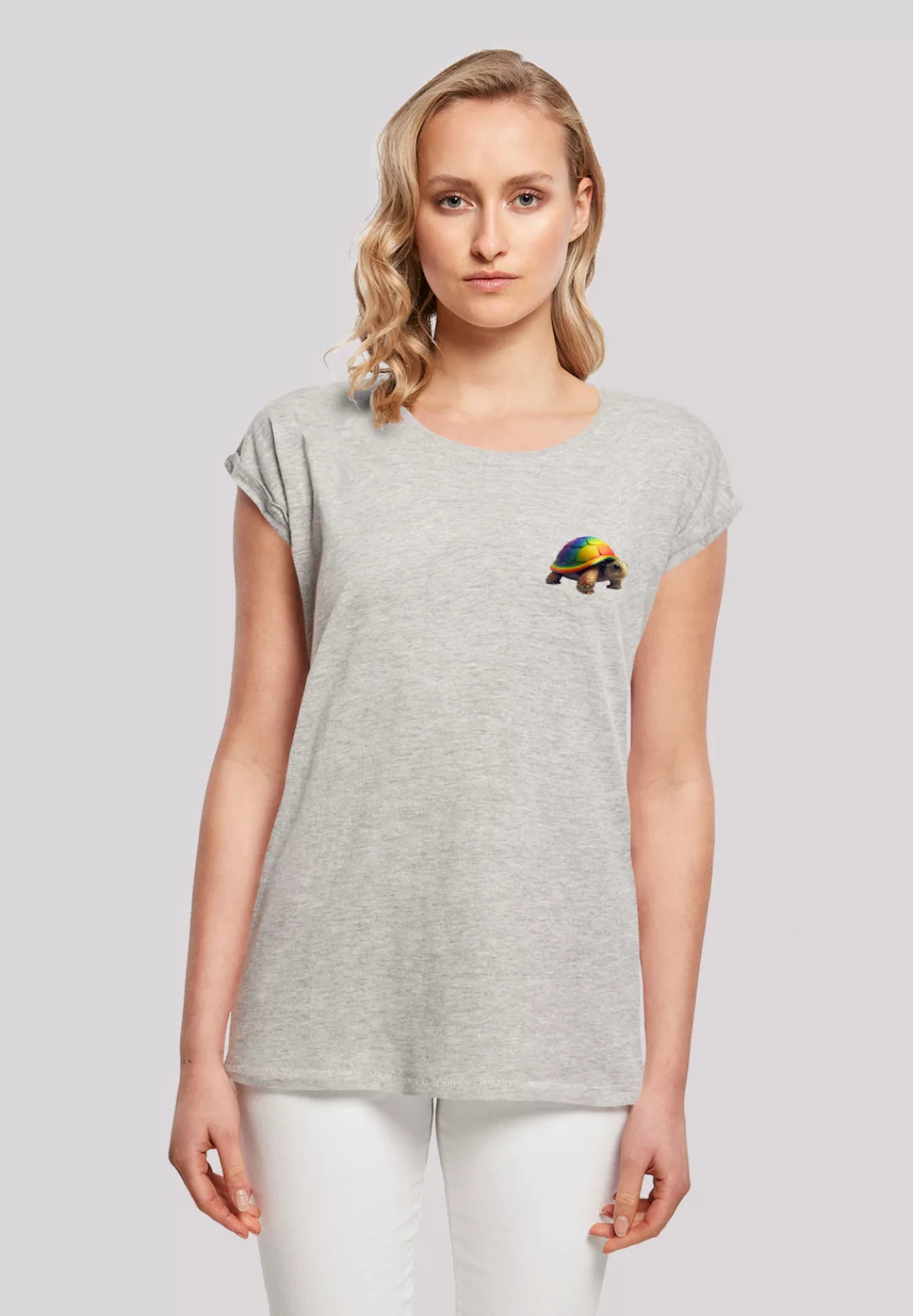 F4NT4STIC T-Shirt "Rainbow Turtle SHORT SLEEVE TEE", Print günstig online kaufen