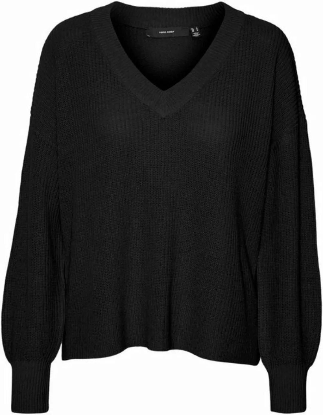 Vero Moda V-Ausschnitt-Pullover "VMZIA LS V-NECK PULLOVER BOO" günstig online kaufen