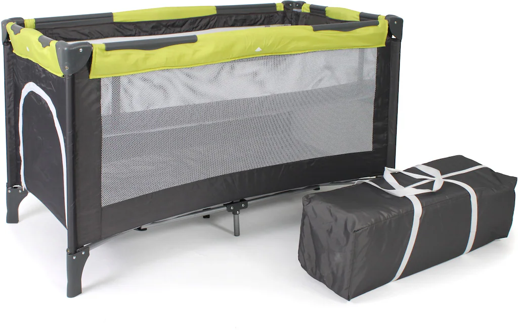 CHIC4BABY Baby-Reisebett »Luxus, Lemongreen« günstig online kaufen