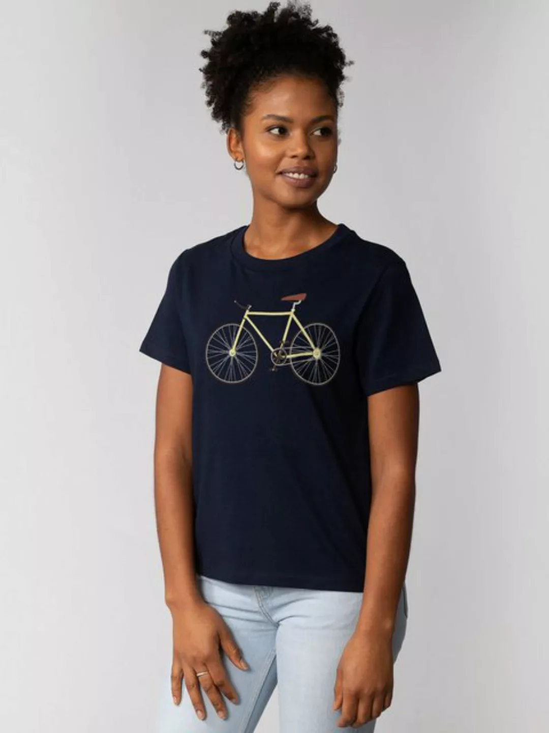 wat? Apparel T-Shirt Yellow Bike günstig online kaufen