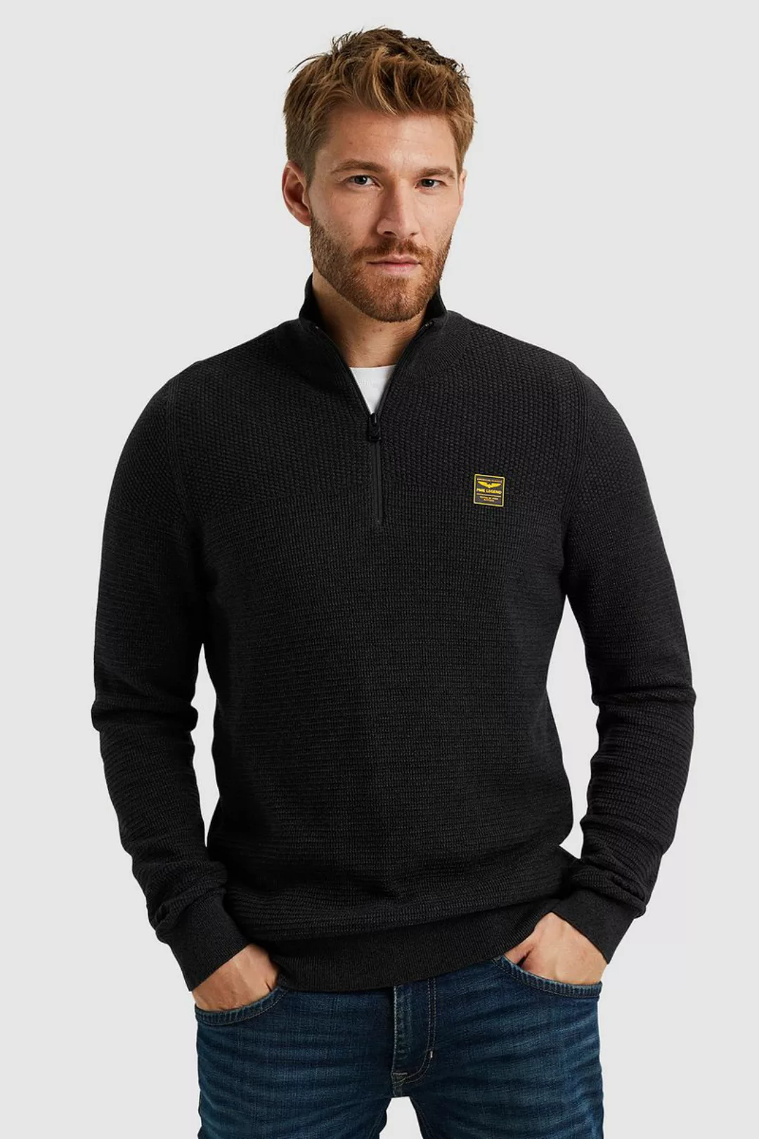 PME LEGEND Strickpullover - R-neck Cotton Mouline Pullover - Strickpullover günstig online kaufen